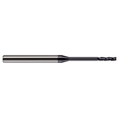 Square End Mill: 5/64'' Dia, 13/32'' LOC, 1/8'' Shank Dia, 2-1/2'' OAL, 4 Flutes, Solid Carbide Single End, AlTiN Finish, 30 ° Helix, Centercutting, RH Cut, RH Flute