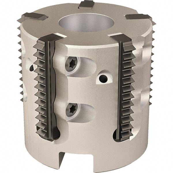 Vargus - 1.929" Cut Diam, 7.874" Max Depth of Cut, 3/4" Arbor Hole Diam, Internal/External Indexable Thread Mill - Insert Style 25S, 7 Inserts, Toolholder Style RTMC-D, 1.38" OAL - USA Tool & Supply