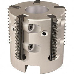 Vargus - 1.532" Cut Diam, 7.874" Max Depth of Cut, 1/2" Arbor Hole Diam, Internal/External Indexable Thread Mill - Insert Style 25S, 5 Inserts, Toolholder Style RTMC-D, 1.26" OAL - USA Tool & Supply