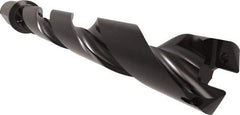 Allied Machine and Engineering - Series 29, 29 to 32mm Diam, 1-1/4" Diam Straight Shank with Flange, Helical Flute Spade Drill - 8-13/16" Max Depth, 10-27/64" Body Length, 12-45/64" OAL, Standard Length, Through Coolant - USA Tool & Supply