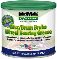 LubriMatic - 16 oz Tub Biobased General Purpose Grease - Blue, 350°F Max Temp, - USA Tool & Supply