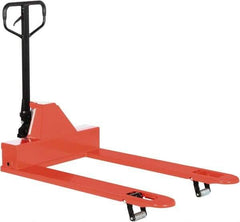 Vestil - 4,000 Lb Capacity, 6" Lift Industrial Pallet Truck - 1.88" Min Lift Height, 48" Fork Length x 7" Fork Width, 33" Overall Width - USA Tool & Supply