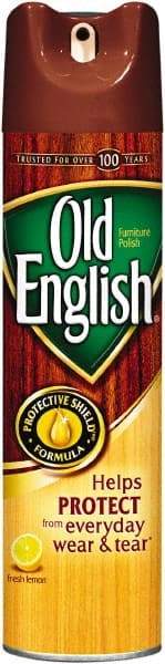 Old English - 12.5 Fluid Ounce Liquid Furniture Polish - Lemon Scent, Aerosol - USA Tool & Supply