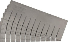 Quantum Storage - 16-1/2" Wide x 6" High, Gray Bin Divider - Use with DG92060 - USA Tool & Supply