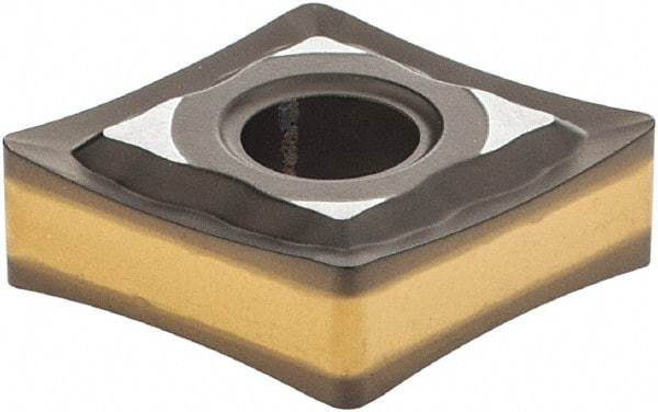 Iscar - CNMG432 PP Grade IC8150 Carbide Turning Insert - TiCN/Al2O3 Finish, 80° Diamond, 1/2" Inscr Circle, 3/16" Thick, 1/32" Corner Radius - USA Tool & Supply