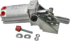 De-Sta-Co - 200 Lb Inner Hold Capacity, Horiz Mount, Air Power Hold-Down Toggle Clamp - 1/8 NPT Port, 145 Max psi, 102° Bar Opening, 26.92mm Height Under Bar - USA Tool & Supply