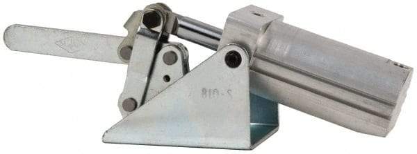 De-Sta-Co - 750 Lb Inner Hold Capacity, Horiz Mount, Air Power Hold-Down Toggle Clamp - 1/8 NPT Port, 145 Max psi, 99° Bar Opening, 45.47mm Height Under Bar - USA Tool & Supply