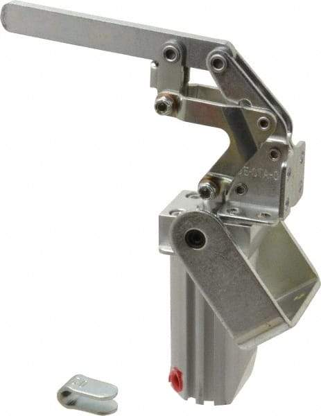 De-Sta-Co - 450 Lb Inner Hold Capacity, Vert Mount, Air Power Hold-Down Toggle Clamp - 1/8 NPT Port, 145 Max psi, 95° Bar Opening, 68.33mm Height Under Bar - USA Tool & Supply