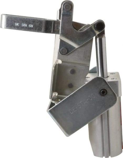 De-Sta-Co - 600 Lb Inner Hold Capacity, Vert Mount, Air Power Hold-Down Toggle Clamp - 1/8 NPT Port, 145 Max psi, 88° Bar Opening, 98.81mm Height Under Bar - USA Tool & Supply