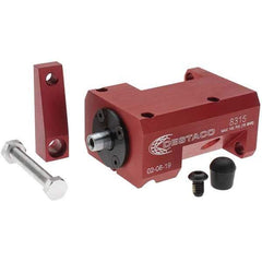 De-Sta-Co - 90 Lb Clamping Force, Right Hand Swing, 31.75mm Total Stroke, Single-Acting Pneumatic Swing Clamp - 1/8 NPT Port, 104.39mm Body Length x 38.1mm Body Width, 2.01 Cu In (Clamp), 2.26 Cu In (Unclamp), 130 Max psi - USA Tool & Supply