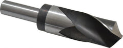 Hertel - 1-13/32" Drill, 118° Point, High Speed Steel Silver Deming & Reduced Shank Drill Bit - USA Tool & Supply