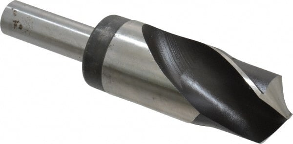 Hertel - 1-9/16" Drill, 118° Point, High Speed Steel Silver Deming & Reduced Shank Drill Bit - USA Tool & Supply