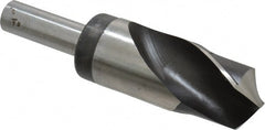 Hertel - 1-9/16" Drill, 118° Point, High Speed Steel Silver Deming & Reduced Shank Drill Bit - USA Tool & Supply