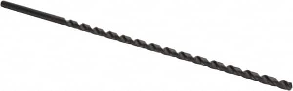 Hertel - 1/2" 118° 2-Flute High Speed Steel Extra Length Drill Bit - USA Tool & Supply