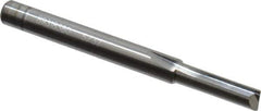 Hertel - 5/32", 1/2" LOC, 3/16" Shank Diam, 2" OAL, 2 Flute, Solid Carbide Square End Mill - Uncoated, Straight Flute, Centercutting - USA Tool & Supply