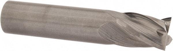 Hertel - 10mm, 14mm LOC, 10mm Shank Diam, 51mm OAL, 4 Flute, Solid Carbide Square End Mill - Single End, Uncoated, 30° Helix, Centercutting, Right Hand Cut - USA Tool & Supply
