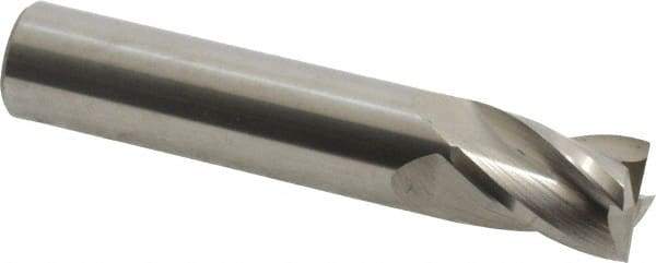 Hertel - 12mm, 16mm LOC, 12mm Shank Diam, 64mm OAL, 4 Flute, Solid Carbide Square End Mill - Single End, Uncoated, 30° Helix, Centercutting, Right Hand Cut - USA Tool & Supply