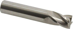 Hertel - 12mm, 16mm LOC, 12mm Shank Diam, 64mm OAL, 4 Flute, Solid Carbide Square End Mill - Single End, Uncoated, 30° Helix, Centercutting, Right Hand Cut - USA Tool & Supply
