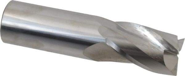 Hertel - 1", 1-1/2" LOC, 1" Shank Diam, 4" OAL, 3 Flute, Solid Carbide Square End Mill - Single End, Uncoated, 30° Helix, Centercutting, Right Hand Cut - USA Tool & Supply