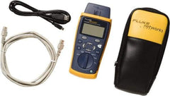 Fluke Networks - Universal Cable Tester - LCD Screen, RJ45 Connectors - USA Tool & Supply