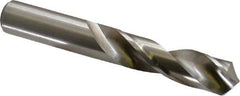 Hertel - 5/8" 118° High Speed Steel Screw Machine Drill Bit - Bright Finish, Right Hand Cut, 2-3/4" Flute Length, 4-1/4" OAL - USA Tool & Supply