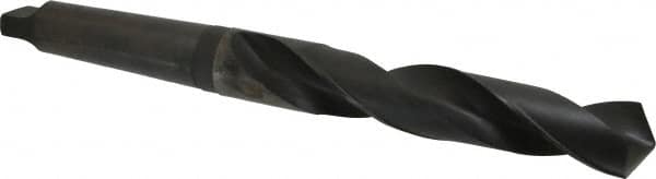 Hertel - 1-7/8", 5MT 118° Point High Speed Steel Taper Shank Drill Bit - USA Tool & Supply