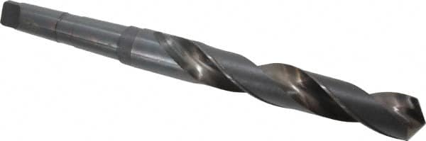 Hertel - 1-27/64", 4MT 118° Point High Speed Steel Taper Shank Drill Bit - USA Tool & Supply