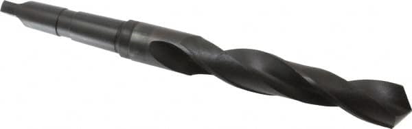 Hertel - 1-31/64", 4MT 118° Point High Speed Steel Taper Shank Drill Bit - USA Tool & Supply