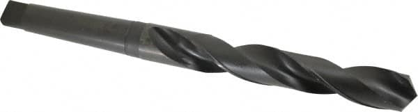 Hertel - 1-21/64", 4MT 118° Point High Speed Steel Taper Shank Drill Bit - USA Tool & Supply