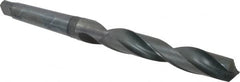 Hertel - 1-23/64", 4MT 118° Point High Speed Steel Taper Shank Drill Bit - USA Tool & Supply