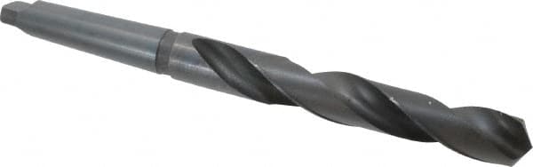 Hertel - 1-19/64", 4MT 118° Point High Speed Steel Taper Shank Drill Bit - USA Tool & Supply
