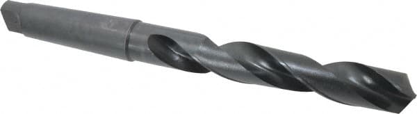 Hertel - 1-5/8", 5MT 118° Point High Speed Steel Taper Shank Drill Bit - USA Tool & Supply