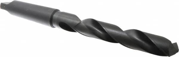 Hertel - 1-19/32", 5MT 118° Point High Speed Steel Taper Shank Drill Bit - USA Tool & Supply