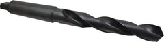 Hertel - 1-9/16", 5MT 118° Point High Speed Steel Taper Shank Drill Bit - Oxide Finish, 9-5/8" Flute Length, 16-5/8" OAL - USA Tool & Supply