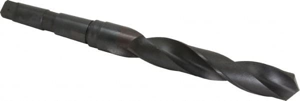 Hertel - 1-1/2", 4MT 118° Point High Speed Steel Taper Shank Drill Bit - USA Tool & Supply
