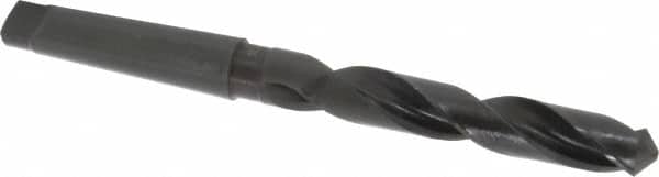 Hertel - 1-9/64", 4MT 118° Point High Speed Steel Taper Shank Drill Bit - USA Tool & Supply