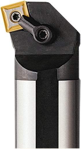 Seco - 50mm Min Bore Diam, 350mm OAL, 40mm Shank Diam, S-MSKN Indexable Boring Bar - 60mm Max Bore Depth, SN.. 1204.. Insert, Pin & Clamp Holding Method - USA Tool & Supply