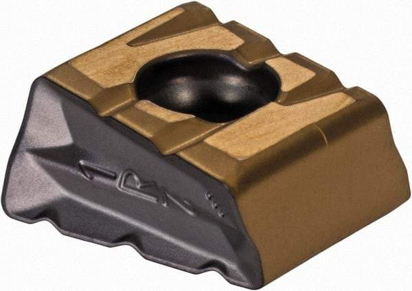 Iscar - T490 LNMT1306 PNTRCS Grade IC830 Carbide Milling Insert - TiAlN/TiN Finish, 0.514" Thick, 0.79mm Corner Radius - USA Tool & Supply