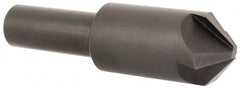 Hertel - 3/4" Head Diam, 1/2" Shank Diam, 4 Flute 100° High Speed Steel Countersink - USA Tool & Supply