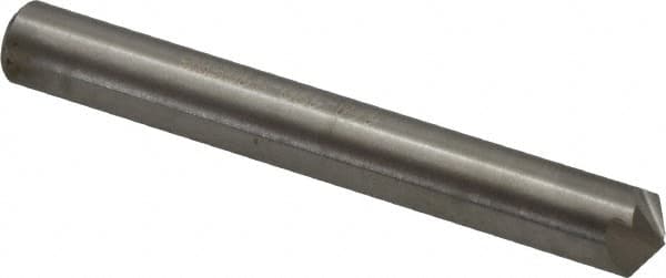 Hertel - 1/4" Head Diam, 1/4" Shank Diam, 4 Flute 120° High Speed Steel Countersink - USA Tool & Supply