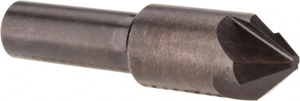 Hertel - 1/2" Head Diam, 3/8" Shank Diam, 4 Flute 82° High Speed Steel Countersink - USA Tool & Supply