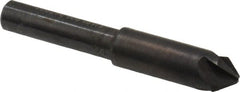 Hertel - 5/16" Head Diam, 1/4" Shank Diam, 4 Flute 82° High Speed Steel Countersink - USA Tool & Supply