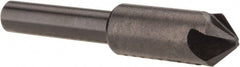 Hertel - 3/8" Head Diam, 1/4" Shank Diam, 4 Flute 90° High Speed Steel Countersink - USA Tool & Supply