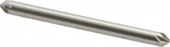 Hertel - 1/8" Head Diam, 1/8" Shank Diam, 6 Flute 82° High Speed Steel Countersink - USA Tool & Supply