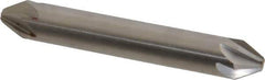 Hertel - 3/8" Head Diam, 3/8" Shank Diam, 6 Flute 60° High Speed Steel Countersink - 2-1/2" OAL, Straight Shank - USA Tool & Supply