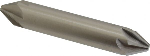 Hertel - 5/8" Head Diam, 5/8" Shank Diam, 6 Flute 60° High Speed Steel Countersink - USA Tool & Supply