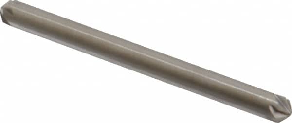 Hertel - 1/8" Head Diam, 1/8" Shank Diam, 6 Flute 100° High Speed Steel Countersink - USA Tool & Supply