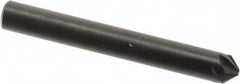 Hertel - 1/4" Head Diam, 1/4" Shank Diam, 6 Flute 90° High Speed Steel Countersink - USA Tool & Supply