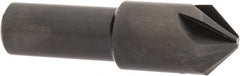 Hertel - 5/8" Head Diam, 1/2" Shank Diam, 6 Flute 90° High Speed Steel Countersink - USA Tool & Supply