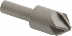 Hertel - 7/8" Head Diam, 1/2" Shank Diam, 6 Flute 90° High Speed Steel Countersink - USA Tool & Supply